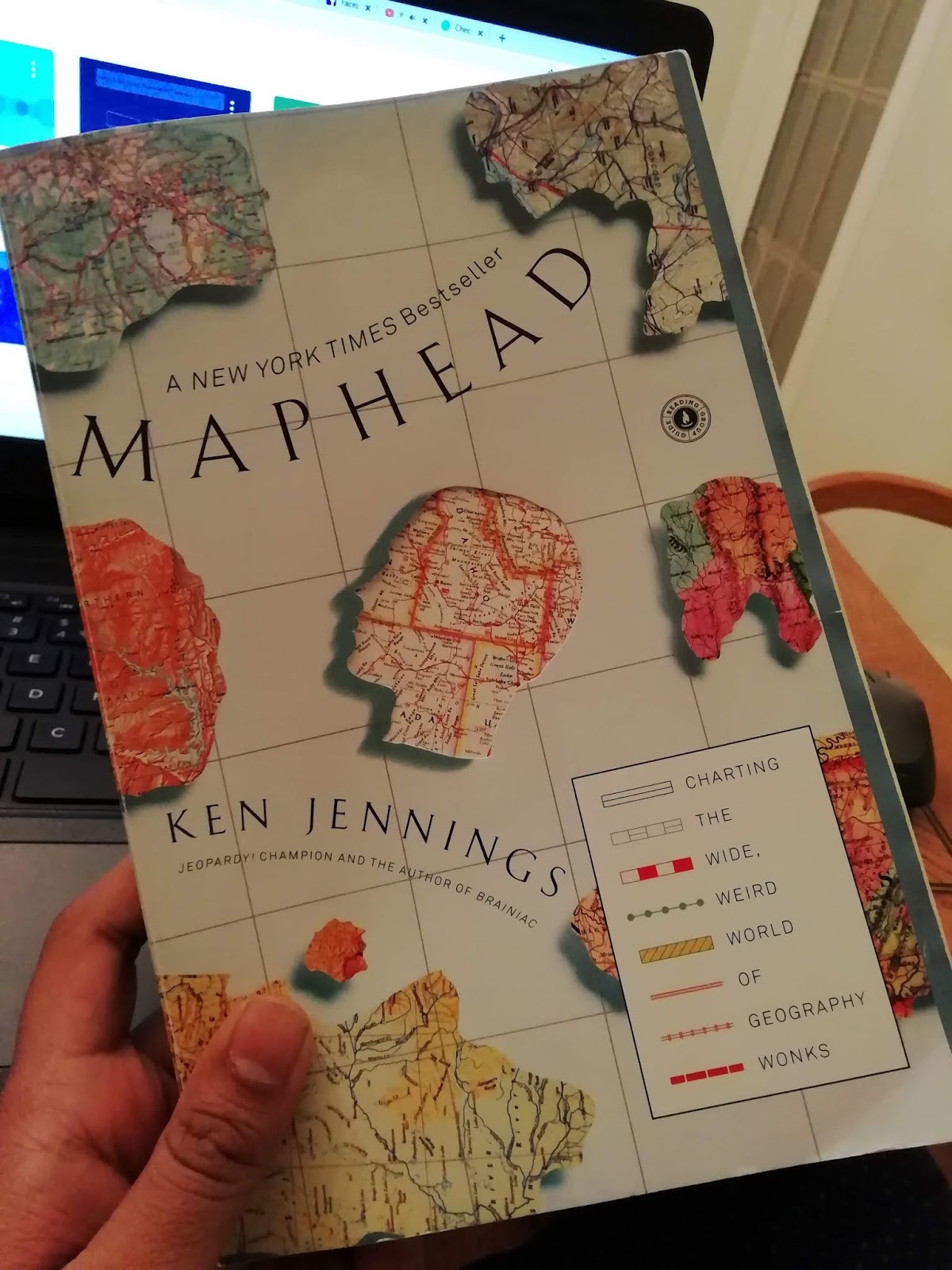 Book Post : “Maphead” by Ken Jennings.