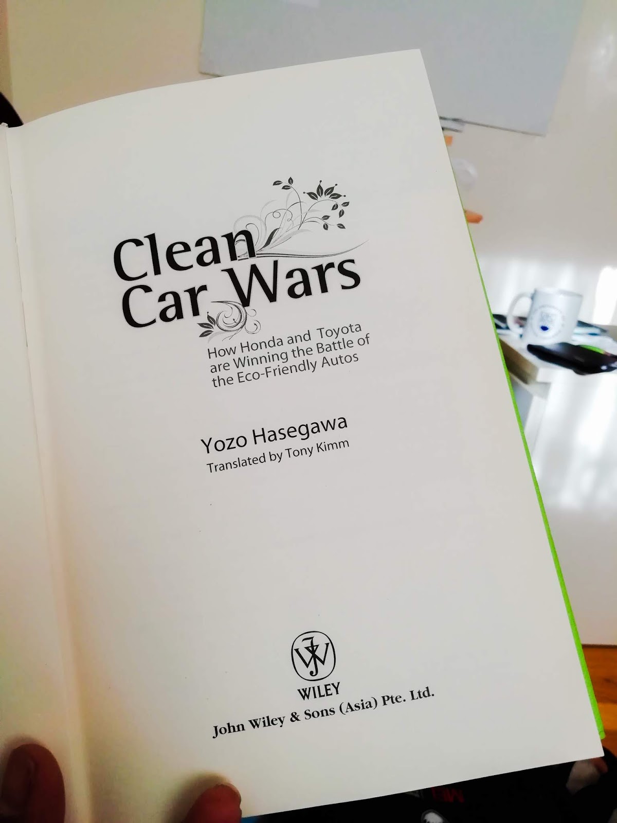 Book Post 4 : “Clean Car Wars” by Yozo Hasegawa and translated by Tony Kimm