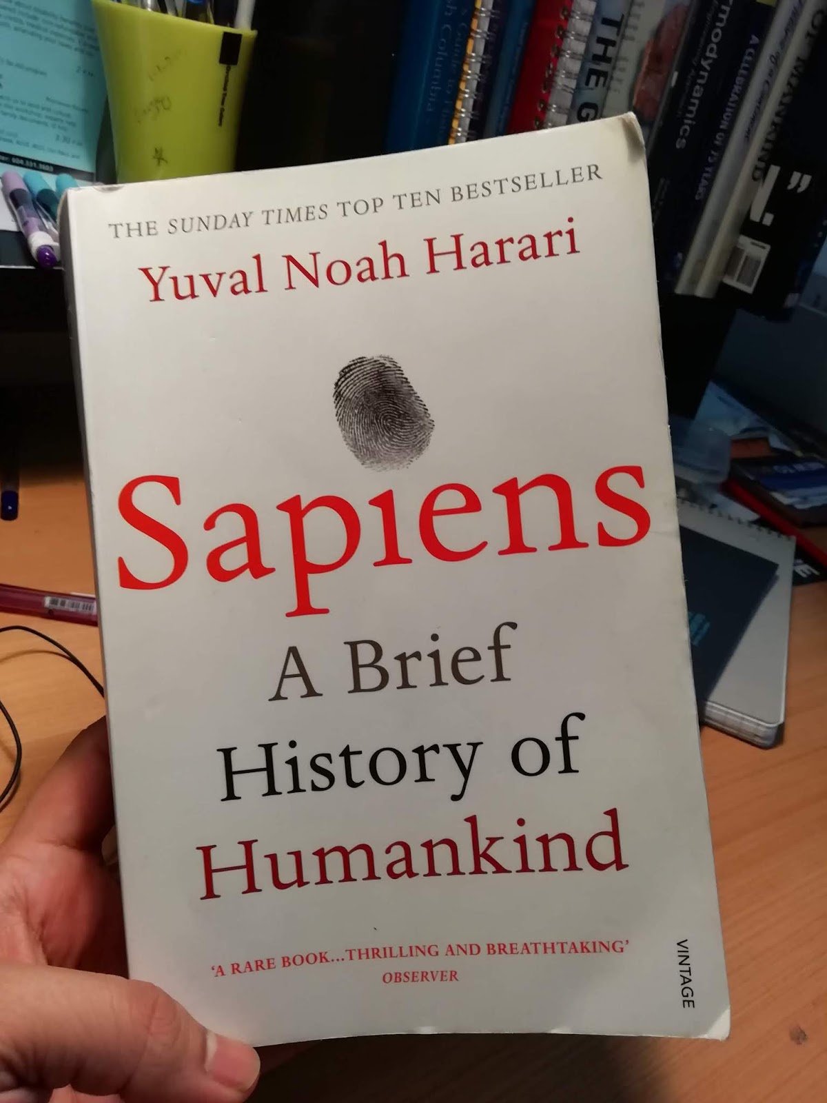 Book Post 10: Sapiens: A Brief History of Humankind