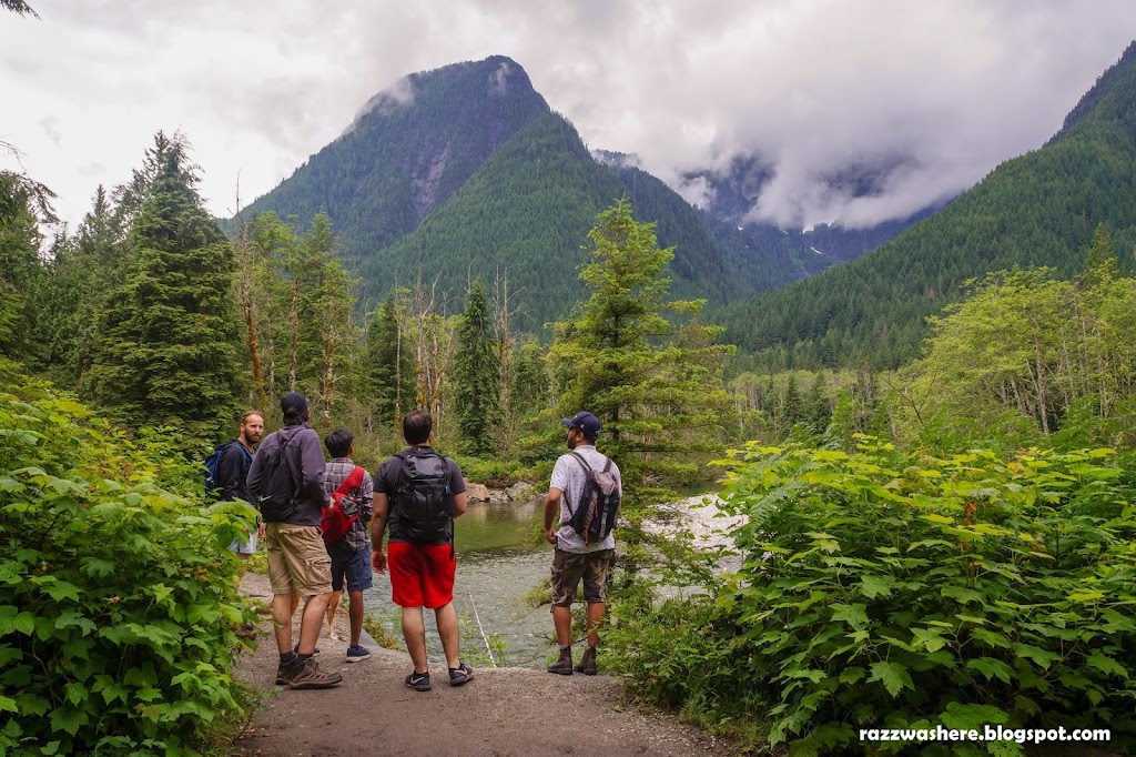 A hike in the Golden Ears Provincial Park, Vancouver.