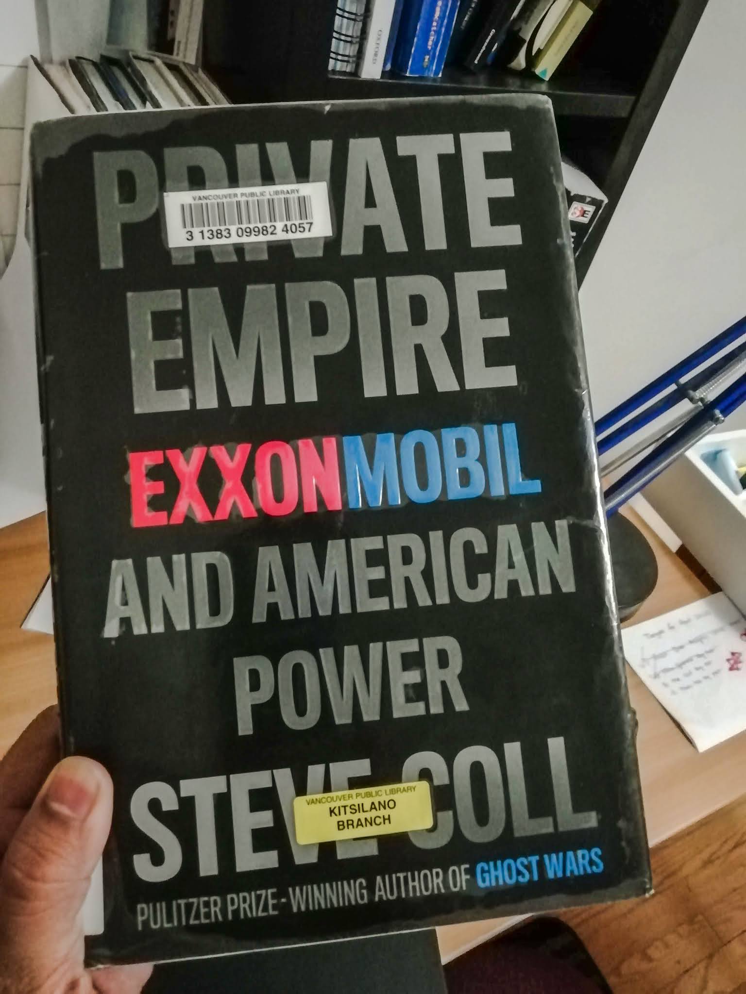 Book Post 13 : Private Empire by Steve Coll