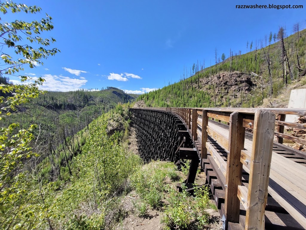 A walk in Myra Canyon, BC, Canada