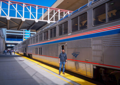 75 Hours (3 nights) aboard USA’s 2 most scenic train routes; California Zephyr and Coast Starlight (in Coach)