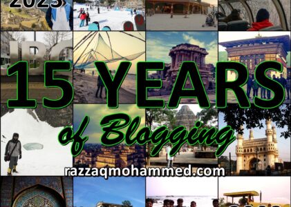 Celebrating 15 years of my blogging journey!