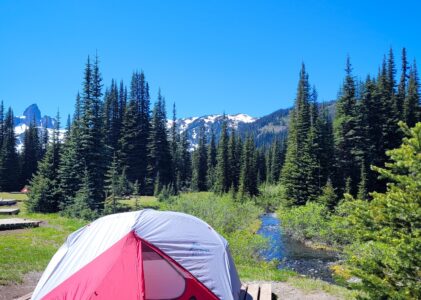 Camping in Garibaldi Provincial Park, BC, Canada