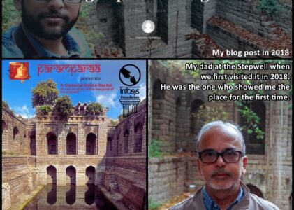 One of the best days of my blogging journey: My blog post inspired the restoration of a stepwell in a village in Telangana, BC!