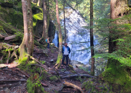 Hike to Kennedy Falls, North Vancouver, BC, Canada